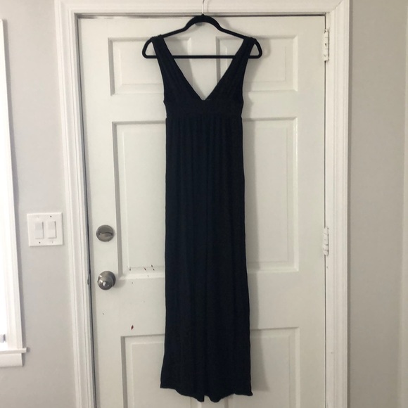 J CREW Black Sweetheart Tank Ankle Length Dress S - Picture 5 of 7